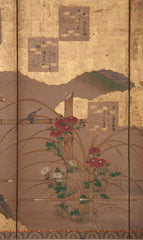 Beautiful Japanese Six-Panel Screen