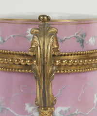 Large French Pink Opaline Box