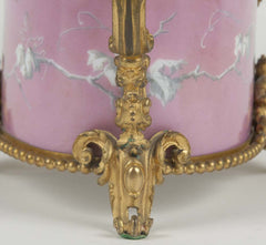 Large French Pink Opaline Box