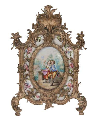 Antique Berlin Porcelain Plaque