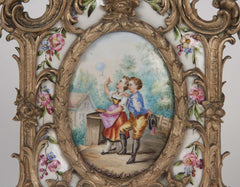 Antique Berlin Porcelain Plaque