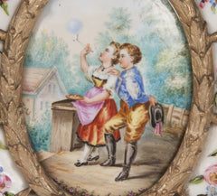 Antique Berlin Porcelain Plaque