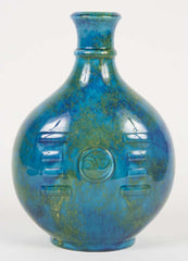 Pair of Turquoise Sevres Vases