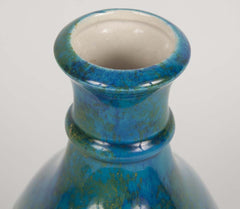 Pair of Turquoise Sevres Vases