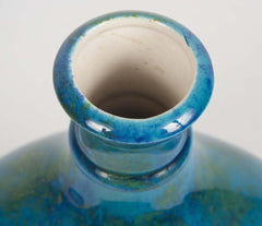 Pair of Turquoise Sevres Vases