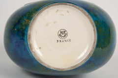 Pair of Turquoise Sevres Vases