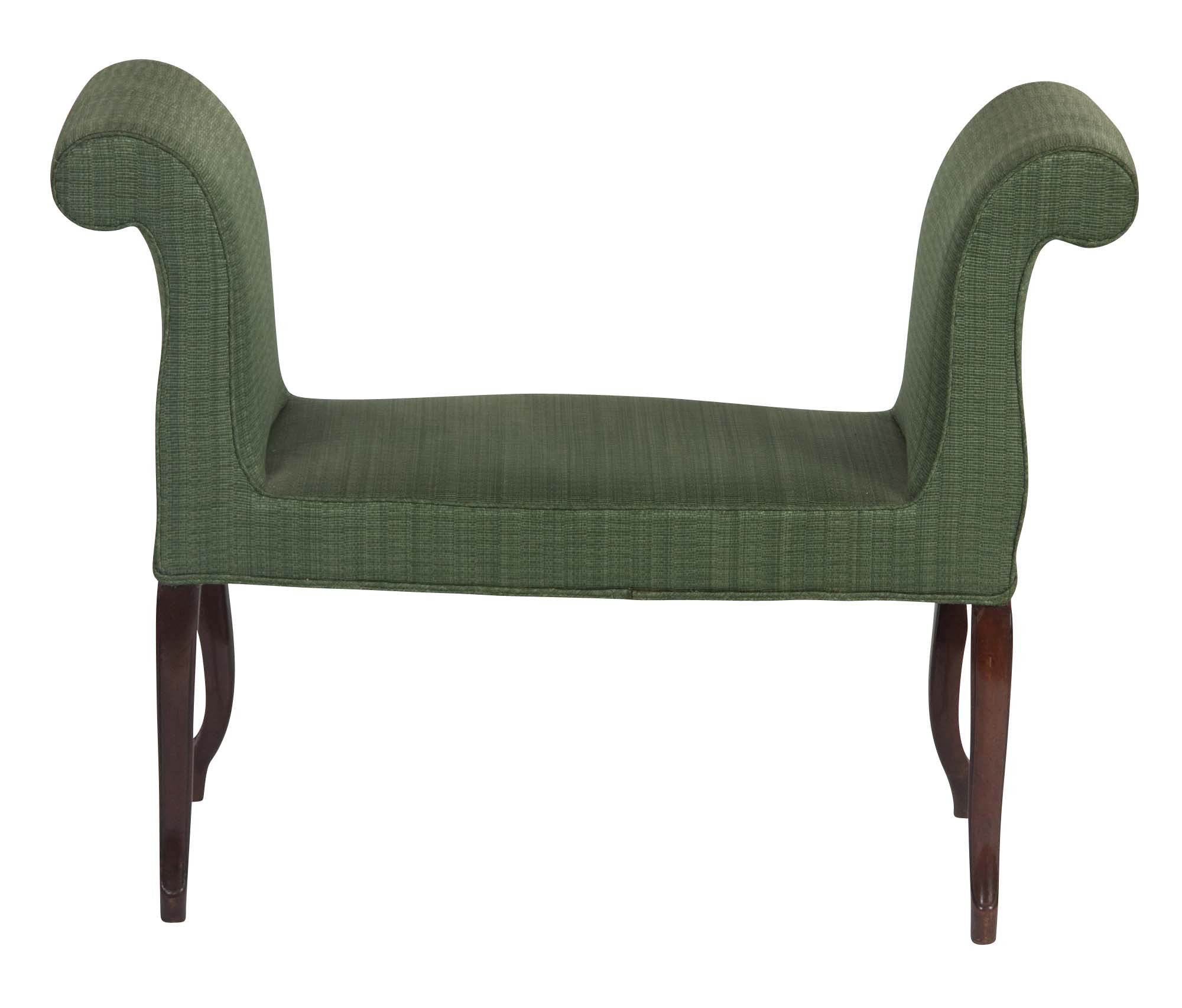 English Hepplewhite Window Bench English Hepplewhite Window Bench