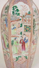 Pair of Large Chinese Export Covered Vases