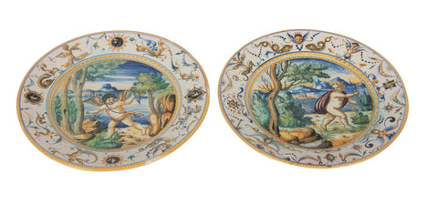 Pair of Cantagalli Plates