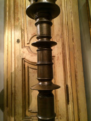 Gothic Revival Bronze Floor Lamp