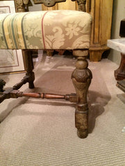 Pair 17th Century English Hall Chairs