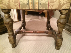 Pair 17th Century English Hall Chairs