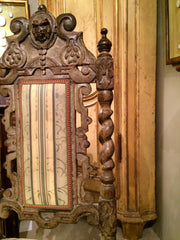 Pair 17th Century English Hall Chairs
