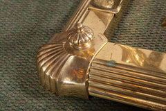 English Brass Fireplace Fender