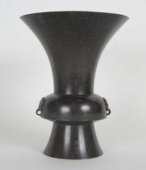 Gu Form Bronze Vase