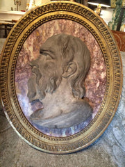 Roman Marble Relief Portrait