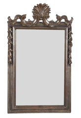 Italian Mirror in Silver Gilt Frame