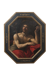 17th Century Oil on Board of San Giovanni