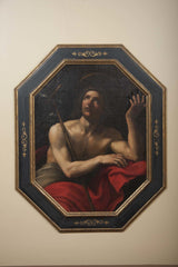 17th Century Oil on Board of San Giovanni