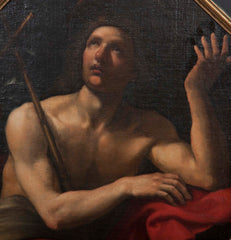 17th Century Oil on Board of San Giovanni