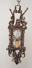 18th Century Venetian Wrought Iron Lantern