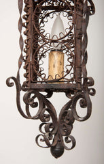 18th Century Venetian Wrought Iron Lantern