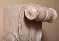 Spectacular Pair of Cypress Wood Wall Brackets