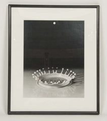 Harold Edgerton Gelatin Silver Print "Milk Drop Coronet"