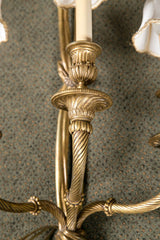 Edwardian Bow and Tassel Sconces