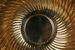 An 800 Silver Serving Bowl with Gold Wash Produced by Prato