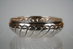 An 800 Silver Serving Bowl with Hallmarks