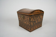 An English Regency Penwork Work Box