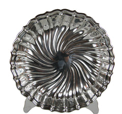 A Large Gorham Sterling Bowl with Swirl Design