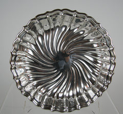 A Large Gorham Sterling Bowl with Swirl Design