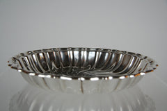 A Large Gorham Sterling Bowl with Swirl Design