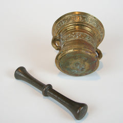 A 19th Century Bronze Mortar and Pestle