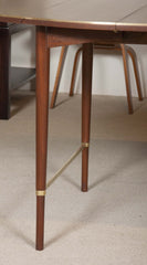 Paul McCobb Connoisseur Collection Mahogany & Brass Dining Table
