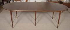 Paul McCobb Connoisseur Collection Mahogany & Brass Dining Table