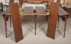 Paul McCobb Connoisseur Collection Mahogany & Brass Dining Table