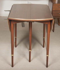 Paul McCobb Connoisseur Collection Mahogany & Brass Dining Table