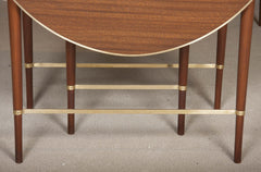 Paul McCobb Connoisseur Collection Mahogany & Brass Dining Table