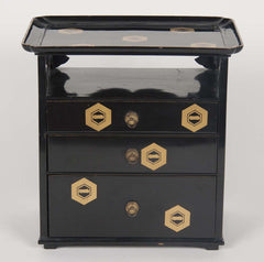 Japanese Lacquer Cosmetics Cabinet