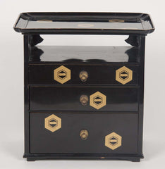 Japanese Lacquer Cosmetics Cabinet