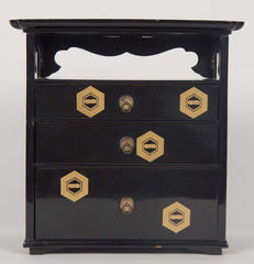 Japanese Lacquer Cosmetics Cabinet