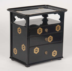 Japanese Lacquer Cosmetics Cabinet