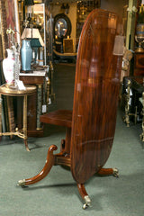 Mahogany & Brass Inlaid Breakfast Table