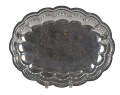Hand Wrought Aluminum Tray by Cellini Craft