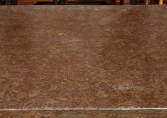 Square Stone-Topped Elmwood Table