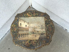 18th Century Venetian Painted and Gilt Stand