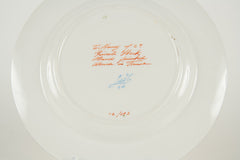 A Set of 8 Directoire Style Dessert Plates by Le Tallec for Tiffany & Co